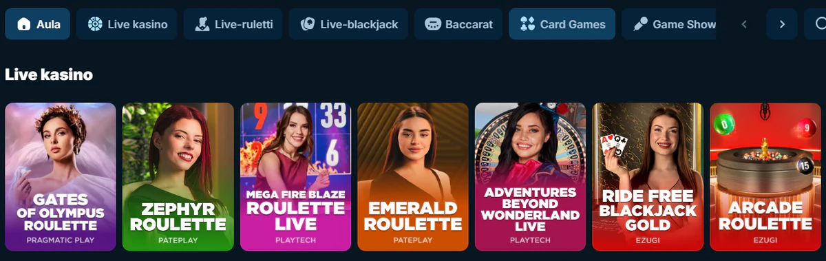 turbosven casino pelit